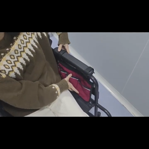 Wheelchair Side Organizer Storage Bag Wheelchair Side Bags Accessories With Reflective Stripe Use Waterproof Fabric Wheelchair