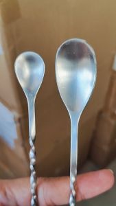 High Quality 304 Stainless Steel Mixing Stirrer Bar Spoon Cocktail Bar Puddle Stirring Spoon Ladle