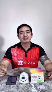 Hi-View HP-30D30PEL-M กล้องวงจรปิด IP Camera 3MP มีไมค์ในตัว รองรับ PoE ดูผ่านมือถือได้