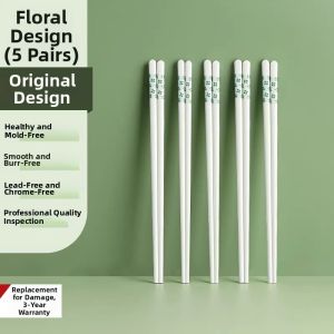 Yomerto | Antibacterial Moisture-Resistant Non-Slip Ceramic Chopsticks