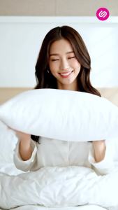 Siamlatex หมอนหนุนใยสังเคราะห์ รุ่น 4D Ultima หมอนหนุน นอนสบาย ใบใหญ่ ผลิตจากเส้นใยไมโครบอล สูง นุ่ม เด้ง