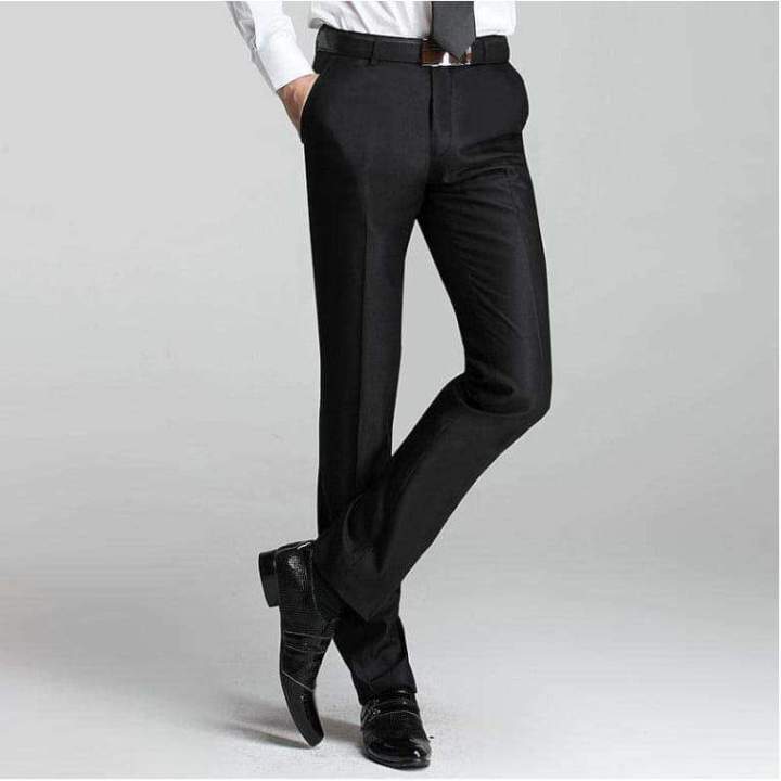 ST.ANTHONY BLACK PANTS STRAIGHT CUT, CASUAL AND PORMAL ATTIRE,SLACKS ...