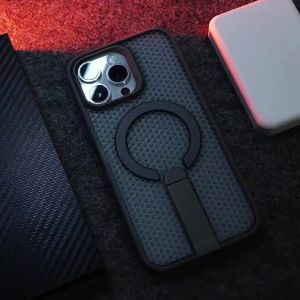 BSN | Ốp Lưng Làm Mát Từ Tính Dạng Tổ Ong Cho XIAOMI Poco M8 Pro F8 Vỏ Bảo Vệ Có Giá Đỡ Dạng Vòng Chống Trầy Xước Chống Bụi