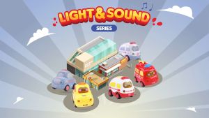 IQ Angel Sound Transportation Car Toys / Mainan mobil Anak / Mainan Motorik Bayi / Mainan Nyala