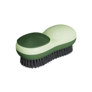 Laundry Stain Remover Brush Double-Sided Soft Bristle Brush Silicone Household Laundry Brush Dual-Purpose Brush Suitable for