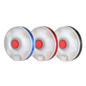 Super bright MINI LED Flashlight Rechargeable Work light Round camping light 3 colors to choose Multiple lighting modes waterproof material