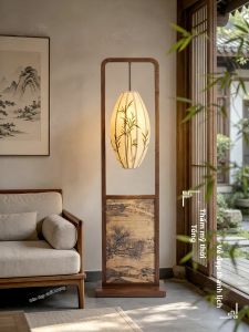 DENGMEIYOUPIN | Đèn Sàn Gỗ và Tre Phong Cách Zen