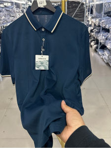 Áo Thun Polo Nam Tay Ngắn Chất Liệu Lụa Cao Cấp Thoáng Khí Mùa Hè Thoải Mái Thường Ngày Phong Cách Công Sở Cổ Polo