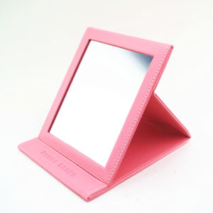 Portable Folding Mirror: High Definition & PU Large Size Desktop Mirror