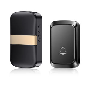 Wireless Smart Doorbell Home Welcome Door Bell 300M/984 FT Remote 60 Songs No Socket Required Wireless Doorbell Battery Type