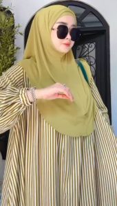 Citra Pakis Fashion - Lavanya Set Hijab Bargo Gamis Wanita Lengan Panjang Free HIjab Terbaru