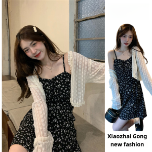 Summer Style plus Size Womens Black Floral Print off Shoulder Chiffon Dress High Waist A-Line Pure Desire Sweet And Spicy Slimming Dress