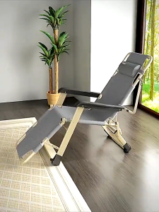 Folding Reclining Chair and Folding Bed with foam Foldable Heavy Duty Single Rollaway bed
