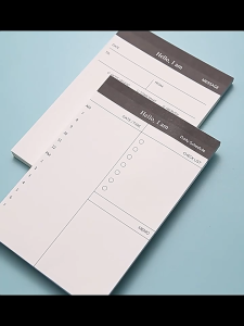 【📣SG Seller】NON-STICKY 50 sheets Daily Planner Simple Business Daily Planner Notepad Memo Pad