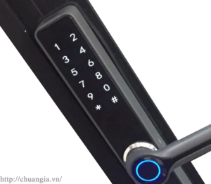 Khóa cửa lùa vân tay thông minh Kassler KL-599 black app wifi thiết kế hiện đại tiện nghi bảo mật