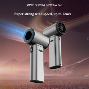 2025 new Handheld Fan 100 Speed High-speed Turbo Fan 3600mAh Rechargeable LED Digital Display Portable Fan