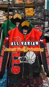 HOCKY Jaket Varsity Bomber All Varian Casual Vintage Full Printing Pria Wanita Terbaru Premium