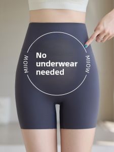 miiow | Cat Woman Safety Pants Womens No-Show Underwear Two-In-One Tummy Control Butt Lifting Yoga Shorts Shark Base Layer Shorts