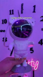 Galaxy Star Projector proyektor astronot Night Light Astronaut Starry Sky Lamp Home Room AESTHETIC