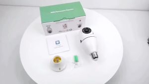 【Thẻ Nhớ Không Bao Gồm】Camera Giám Sát Mới 2023 Hình Dạng Bóng Đèn - Camera IP Wifi Không Dây - Camera Siêu Nhỏ Wifi FULL HD 1080P Đa Năng - Hồng Ngoại Quay Ban Đêm Hình Ảnh Sắc Nét Cả Ngày Và Đêm Siêu Bền -