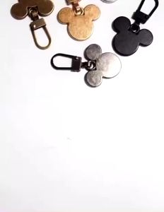 5 móc khoá kéo thay thế móc khoá dây kéo móc phéc mơ tuya túi xách balo quần áo đầu Mickey_MKM
