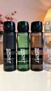 Bình Nước Thể Thao Chống Rò Rỉ 400ml/560ml Cốc Uống Nước Di Động Không Chứa BPA Có Vạch Chia Dung Tích Dùng Cho Trường Học Và Văn Phòng