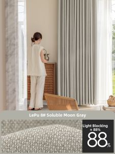 LIANHUAJI | Handcrafted Look Natural Linen Curtains Simplistic