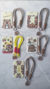 Capybara Card holder/protector with Keychain