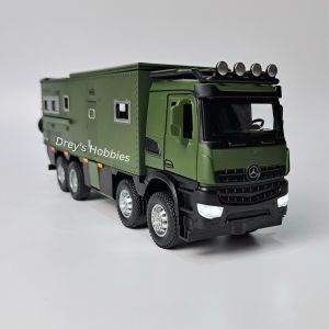 dreys Mercedes Benz 8x8 Navigator Off Road Truck  Car Model 1:24 Diecast Collectibles with Box