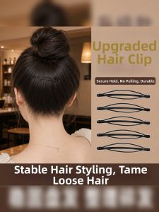 JIUDUOLAN | Black Simple Bangs And Stray Hairs Clip