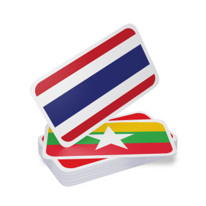 แฟลชการ์ด ธงชาติเอเชีย Flash Card Asia จำนวน 53 ใบ ขนาด A5 KP047 ธงชาติทวีปเอเชีย เอเชีย 2WinBookToys