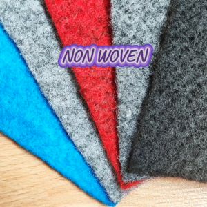 Karpet non woven lantai brudu bludru polos alas kasur duduk masjid mesjid mushola pameran panggung 90 cm x 200 cm - Nms