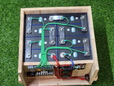 แบตลิเธียม ใช้งานโซล่าเซลล์ 24v 314ah CATL (ของใหม่มือ1) 3.2v 8s ครบชุด BMS DALY 100A แบตเตอรี่ LiFePo4 3.2v 314ah ใส่ Active Balance5A แพ็คใส่ลังไม้