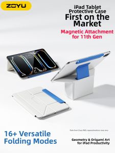 Zoyu | Elevated Magnetic Enhanced Rotating Screen iPad Case