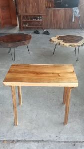 ส่งฟรี หน้าท็อปไม้แผ่น โต๊ะข้าง โต๊ะมินิมอล โต๊ะข้างเตียง โต๊ะข้างโซฟา โต๊ะกลาง โต๊ะกาแฟ ตู้หัวเตียง Coffee Table wood โต๊ะหัวเตียง