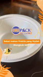 PIRING PLASTIK P6 PIRING MAKAN PLASTIK HIPS PIRING P6 FOOD GRADE PACK