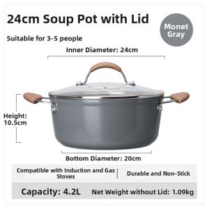 CAROTE | Multipurpose Non-Stick Cookware Suitable For Both Gas Stoves And Electric Hobs