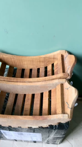 CHẬU LAN GỖ HÌNH CHIẾC THUYỀN - ĐỒ BỀN CAO - SỮ DÙNG TỐT CHO CÂY LAN VÀ KIỄNG - MAI HUY - MSP 2754