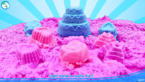 Light Sand Cake Dessert Sensory Toy Set