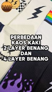 Kaos Kaki Berkualitas Tinggi: Karakter Squidward & 4LAYER BENANG
