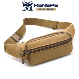 MENSPE Sports Waist Bag Fashion Men Bag Men Chest Bag Shoulder Bag Sports Bag Waterproof Oxford Running Bum Bag Portable Gym Bag for Running Cycling Hiking Walking