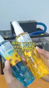 BQ4 Crystal Hair Styling Hair Spray 180ML / Hair Spray non Aerosol Sunflower