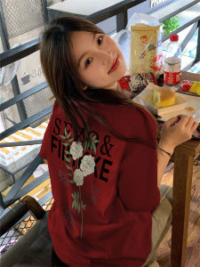 Pure Cotton Short-Sleeve T-shirt for Women Summer New Arrival American Loose Fit Unique Upper Clothing by Fairy Pretty Girl