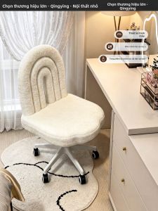 QYLIFE | Ghế Trang Điểm Có Thể Xoay Phong Cách Bánh Kem