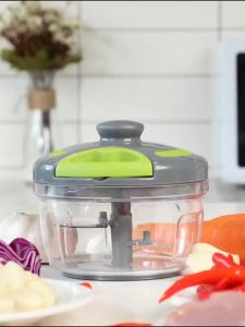 เครื่องบดพริก ที่ปั่นกระเทียม ที่ปั่นพริก เครื่องปั่นอาหารด้วยมือ เครื่องบดอาหาร เครื่องปั่นเครื่องเทศ ที่บดอาหาร เครื่องปั่นมือดึง เครื่องบดกระเทียม