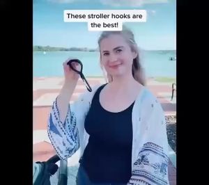 Stroller hooks Baby stroller accessories Adjustable Stroller hanger Adjustable Multi-purpose Light Weight Organizer Clip