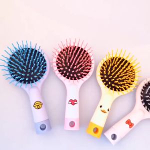 Lược Gương Chải Tóc Massage 2in1 Hình Dán Cute Đáng Yêu - RYRY