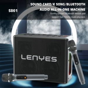 Lenyes S861 150W Power Karaoke Party RGB Wireless Speaker