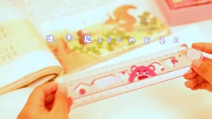 Disney Disney Folding Ruler Multifunctional Childrens Ruler Primary School Students Drawing Ruler Ruler Ruler 30CM Reward Gift Wholesale