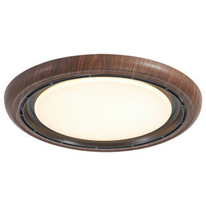 DGY | Bladeless Fan Light Walnut Color Retro Minimalist Bedroom Study Integrated Ceiling Light